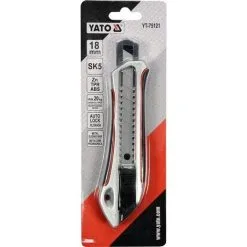 YATO Cutter Métal 18 Mm Auto Lock Lame Acier SK5