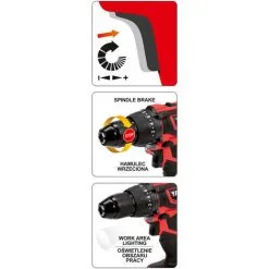 Perceuse à Percussion Sans Batterie 18V 40Nm YATO -Yato Soldes Magasin 31025874 5