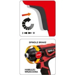 Tournevis à Chocs Avec Batterie Li-ion 2,0Ah 18V 160Nm YATO -Yato Soldes Magasin 31134520 5