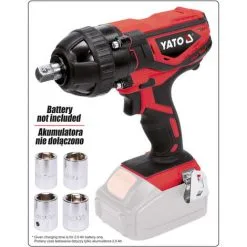 Clé à Chocs Avec Batterie 1/2" 18V 300Nm YATO