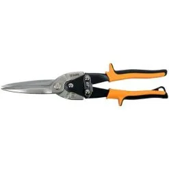 Cisaille à étain Droite à Coupe Longue 290 Mm Jaune YATO