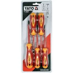 Ensemble De Tournevis Isolés 5 Pcs 1000 V YATO 5 Ensemble De Tournevis Isolés 5 Pcs 1000 V YATO -Yato Soldes Magasin 31511897 3