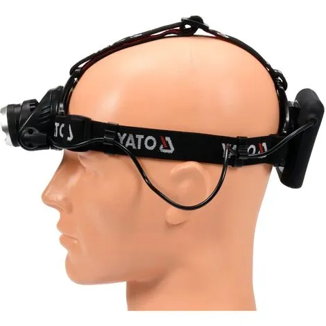 Lampe Frontale à Cree XM-L2 10W YATO - Noir 3 Lampe Frontale à Cree XM-L2 10W YATO - Noir – Image 3