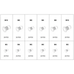 Écrous à Rivet 300 Pcs Aluminium Et Acier Au Carbone M3-M10 YATO -Yato Soldes Magasin 31569468 4