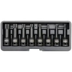 Kit De Douilles à Impact 8 Pcs Noir YT-1069 YATO