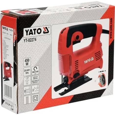 YATO Scie Sauteuse - 450W - 3100 Min-1 2 YATO Scie Sauteuse - 450W - 3100 Min-1 – Image 2