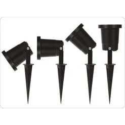 YATO Spot De Jardin GU10 - 2 Pièces - IP54 - Noir - 35W - Tête Pivotante -Yato Soldes Magasin 42945759 5