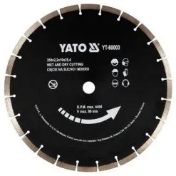 Lame Diamantée YATO - 24T - Dia 350mm - Pour Toute Marque De Scie à Béton -Yato Soldes Magasin 44192709 4