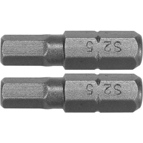 YATO 2 Embouts 1/4" 25mm HEX H5 1 YATO 2 Embouts 1/4" 25mm HEX H5