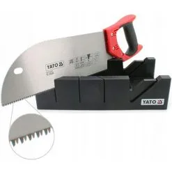 YATO Boîte à Onglets Avec Scie à Main - Lame De Scie 35cm - Boîte à Onglets 30x14cm -Yato Soldes Magasin 47013080 4