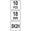 YATO 10 Lames De Rechange 18MM SK2H