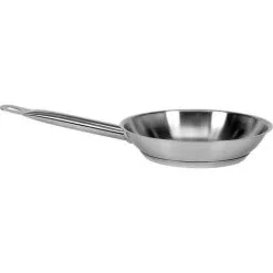 YATO Poêle à Frire En Acier Inoxydable - Ø20 Cm - 1,3L - Pour Toutes Les Cuisinières