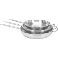 YATO Poêle à Frire En Acier Inoxydable - Ø36 Cm - 6,1L - Pour Toutes Les Cuisinières -Yato Soldes Magasin 59409025 4