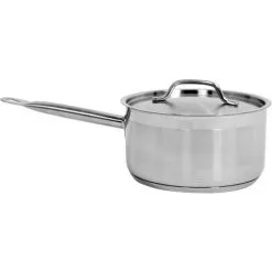 Casserole YATO Avec Couvercle - Ø20 X 10,5 Cm - 3,3L - Pour Toutes Les Cuisinières