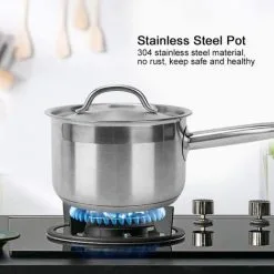Casserole YATO Avec Couvercle - Ø20 X 10,5 Cm - 3,3L - Pour Toutes Les Cuisinières -Yato Soldes Magasin 59432246 4