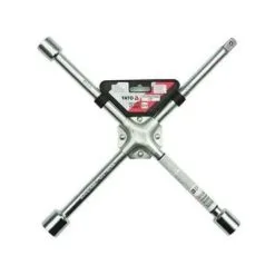 Yato Clé à Molette Pour Roues Croisées 17x19x21 Mm X 1/2".