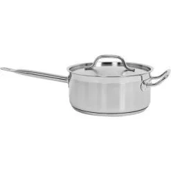 Yato Casserole En Acier Inoxydable Avec Couvercle - 24x11 Cm - 5L