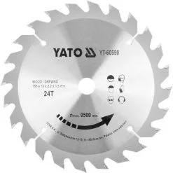 Lame De Scie Circulaire Yato Ø 165 Mm - 24 T - Diamètre Intérieur 16 Mm